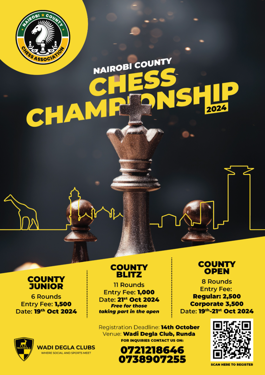 Nairobi County Chess Championship 2024 Poster